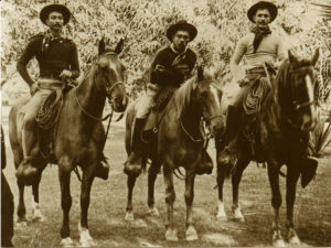 Legendary Paniolo Archie Kaaua, Ikua Purdy and Billy Spencer