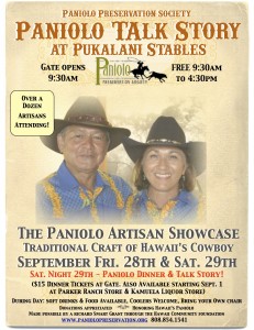 PTS Poster September 2012 Paniolo Artisian Showcase Alvin and Fern_rev